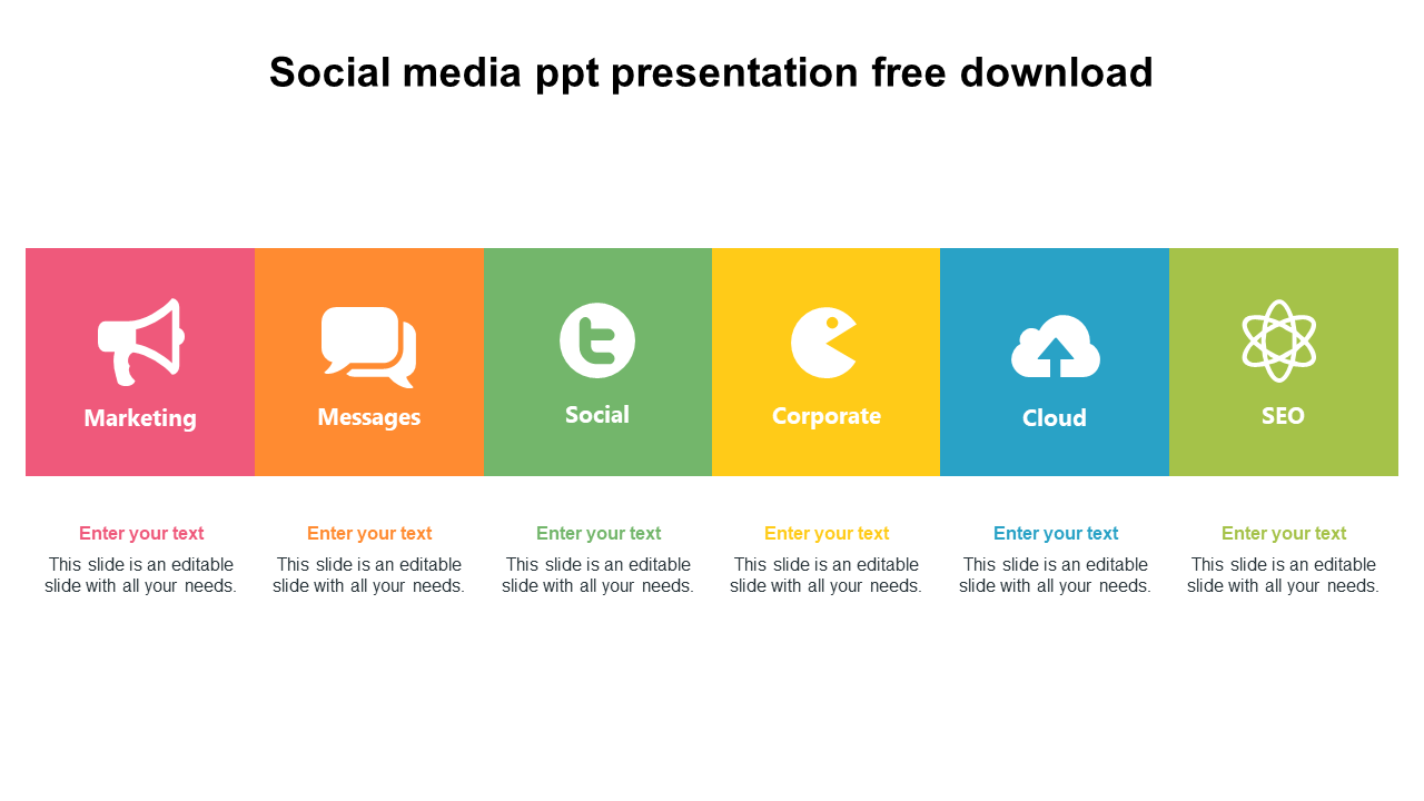social media ppt presentation free download